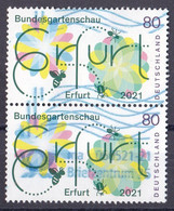 # (3600) BRD 2021 Bundesgartenschau Erfurt O/used (A-1-48) - Used Stamps