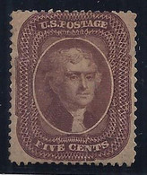 ESTADOS UNIDOS 1857/60 - Yvert #12 - MLH * - Unused Stamps