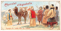 22-003 : IMAGE DU CHOCOLAT D'AIGUEBELLE. VOYAGE DE L'ABBE HUC AU THIBET - Tíbet