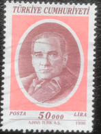 Türkiye - Turkije - C4/59 - (°)used - 1996 - Michel 3076c - Kemal Atatürk - Oblitérés