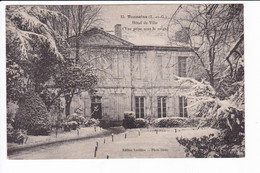 15 - Tonneins - Hôtel De Ville (vue Prise Sous La Neige) - Tonneins