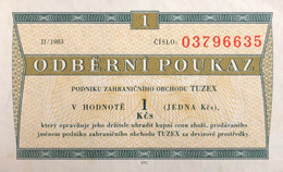 Czechoslovakia 1 Korun, P-FX56 (II/1983) - UNC - RARE - Czechoslovakia