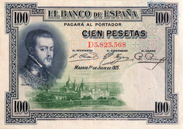 Spain 100 Pesetas, P-69c (1.7.1925) - Extremely Fine - 100 Pesetas