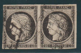 FRANCE  1849   Cérès   20c  Obl.   Réf  3 - 1849-1850 Cérès