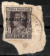 1939 INDIA KGV1 OVERPRINT PAKISTAN 1.1/2 Anna - Used Stamps