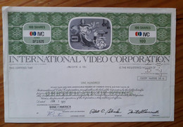 International Video Corporation - Film En Theater