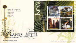 Great Britain 2009 FDC Sc #2670 Sheet Of 4 Royal Botanic Gardens, Kew - 2001-2010 Decimal Issues