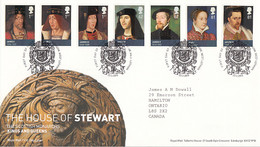 Great Britain 2010 FDC Sc #2767-#2773 Set Of 7 Stewarts British Royalty - 2001-2010 Dezimalausgaben