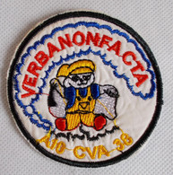 Ecusson/patch Vietnam - A10 CVA 38 USS Shangri Verba Non Facta - Ecussons Tissu