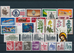 GERMANY Berlin West Jahrgang 1978 Stamps Year Set ** MNH Postfrisch - Complete Komplett Michel 581-590, Block 7 - Unused Stamps