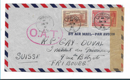 Can104 / KANADA - O.A.T. Im Oval In Rot, Zensiert 1941 In Die Schweiz - Lettres & Documents