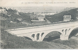 95 - LA FRETTE - LE VIADUC ,VUE PRISE DE LA GARE . - La Frette-sur-Seine