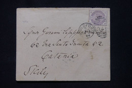 ROYAUME UNI - Enveloppe De Guildford Pour L 'Italie En 1886 - L 112801 - Cartas & Documentos