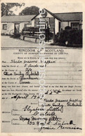 GRETNA GREEN MARRIAGE CERTIFICATE OLD B/W POSTCARD DUMFRIES MAPPIN  AND RIDSDEL 1929 SCOTLAND - Dumfriesshire