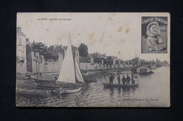 FRANCE - Vignette  Liqueur Cointreau Sur Carte Postale D'Angers - L 112809 - Briefe U. Dokumente