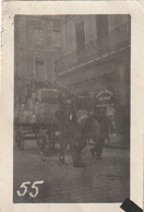 Photo 1918-1919 En Bretagne ?? - Attelage Tiré Par Un Homme (A234, Ww1, Wk 1) - Spannen