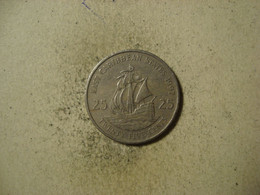 MONNAIE CARAIBES ORIENTALES 25 CENTS 1997 - East Caribbean Territories