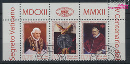 Vatikanstadt 1745-1747 Dreierstreifen (kompl.Ausg.) Gestempelt 2012 Vatikanisches Geheimarchiv (9678650 - Used Stamps