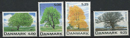 DANEMARK Arbres, Trees, Arboles, Yvert N° 1202/05  ** MNH, Neuf Sans Charniere - Arbres