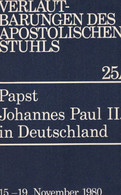 Verlautbarungen Des Apostolischen Stuhls, 25 A: Predigten Und Ansprachen Von Papst Johannes Paul II. Bei Seine - Sonstige & Ohne Zuordnung