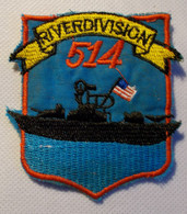 Ecusson/patch - US Navy Vietnam - 514 River Division - Ecussons Tissu