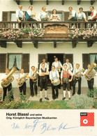 GERETSRIED Forst 1978 " Blaskapelle Horst Blassl U.seine Orig.Königlich Bayerischen Musikanten + ORIGINAL Autogramm " - Geretsried