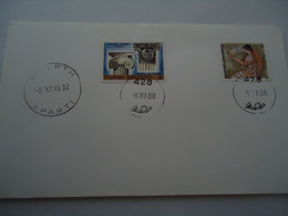 GREECE UNOFFICIAL COVER 1988 POSTMARK TROBETINIA SAPAI 887 - Sellados Mecánicos ( Publicitario)