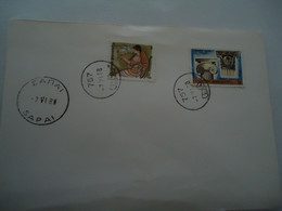 GREECE UNOFFICIAL COVER 1988 POSTMARK TROBETINIA SAPAI 757 - Postembleem & Poststempel