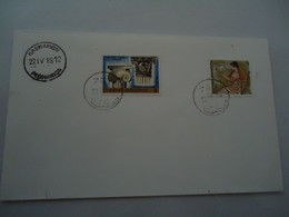 GREECE UNOFFICIAL COVER 1988 POSTMARK TROBETINIA PLOMARION 769 MITILINI - Affrancature E Annulli Meccanici (pubblicitari)