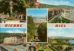 Binne, Biel, Fontaine De La Tentation, Rue De La Gare, Pont Du Moulin, 1973 - Binn