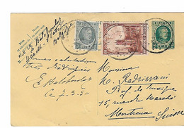 SP39/ Entier CP Houyoux 35c +TP193-270 Antituberculeux Surtaxe C. Boortmeerbeek 7/3/1930 > Suisse - Rural Post