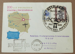 Polen Luftpost Lotnicza   Airplane Stulecie Warschau  1960     #cover5513 - Avions