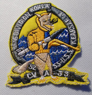 Ecusson/patch - US Navy V-6 Division USS KEARSARGE CVA-33 Koréa - Ecussons Tissu