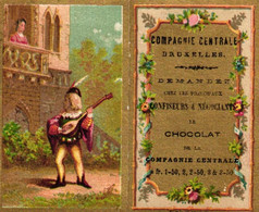 1 Calendrier  1882  Compagnie Central BRUXELLES  Chocolat   Confiseurs Impr. Gouweloos - Formato Piccolo : ...-1900
