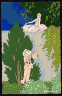 1929 Ballerina Con Pierrot, Meschini, Viaggiata Spedita A Viadana - Ohne Zuordnung