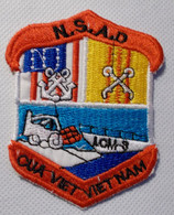 Ecusson/patch - Vietnam US NSAD - Naval Support Activity LOM-8 - Cua Viet - Ecussons Tissu