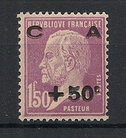 FRANCE - 1928 - N°Yv. 251 - Pasteur - Caisse D'amortissement - Neuf Luxe ** / MNH / Postfrisch - Neufs