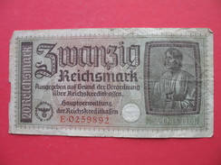 20 REICHSMARK - 20 Reichsmark