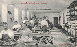 Chocolaterie Confiserie Antoine - Atelier Des Fantaisies Du Chocolat  (animée 1921) - Ixelles - Elsene