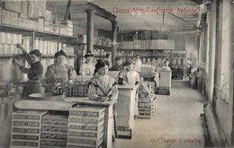 Chocolaterie Confiserie Antoine - Magasin Et Emballage (animée 1923) - Elsene - Ixelles