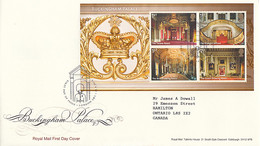 Great Britain 2014 FDC Sc #3285 Sheet Of 4 Buckingham Palace - 2011-2020 Ediciones Decimales