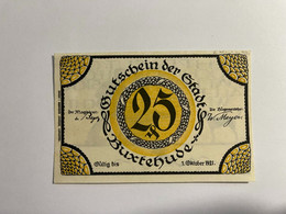 Allemagne Notgel Buxtehude 25 Pfennig - Collections