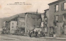 88 Raon L' Etape Rue Hules Ferry Cpa 1915 Guerre 1914 1918 Ruines - Raon L'Etape