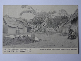 CPA Côte D'Ivoire - Colonies Françaises - Village De Mafia, Sur La Lagune D'Assinie - Cartes Postales Coloniales - Côte-d'Ivoire