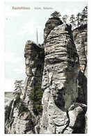 SÄCHS. SCHWEIZ  --  BASTEIFELSEN    1909 - Bastei (sächs. Schweiz)