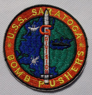 Ecusson / Patch - U.S.S. Saratoga - Bomb Pushers - G Division - Ecussons Tissu