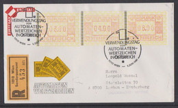 Österreich 1983  Reko-FDC  Ausgabe Automatenmarken - FDC