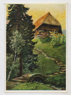 7264 BAD TEINACH, Teinachtal. Lautenbachhof, Künstler-Karte Karl Kühnle - Bad Teinach