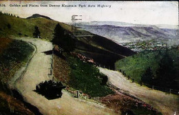 ► Denver Mountain Park Auto Highway  1910/20s Cars  Colorado - Denver