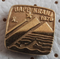 10. Balkan Swimming Championship Kranj 1978  Slovenia Ex Yugoslavia Pin - Natation